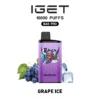 IGET BAR PRO 10000 GRAPE ICE
