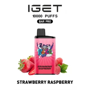 IGET BAR PRO 10000 STRAWBERRY RASPBERRY