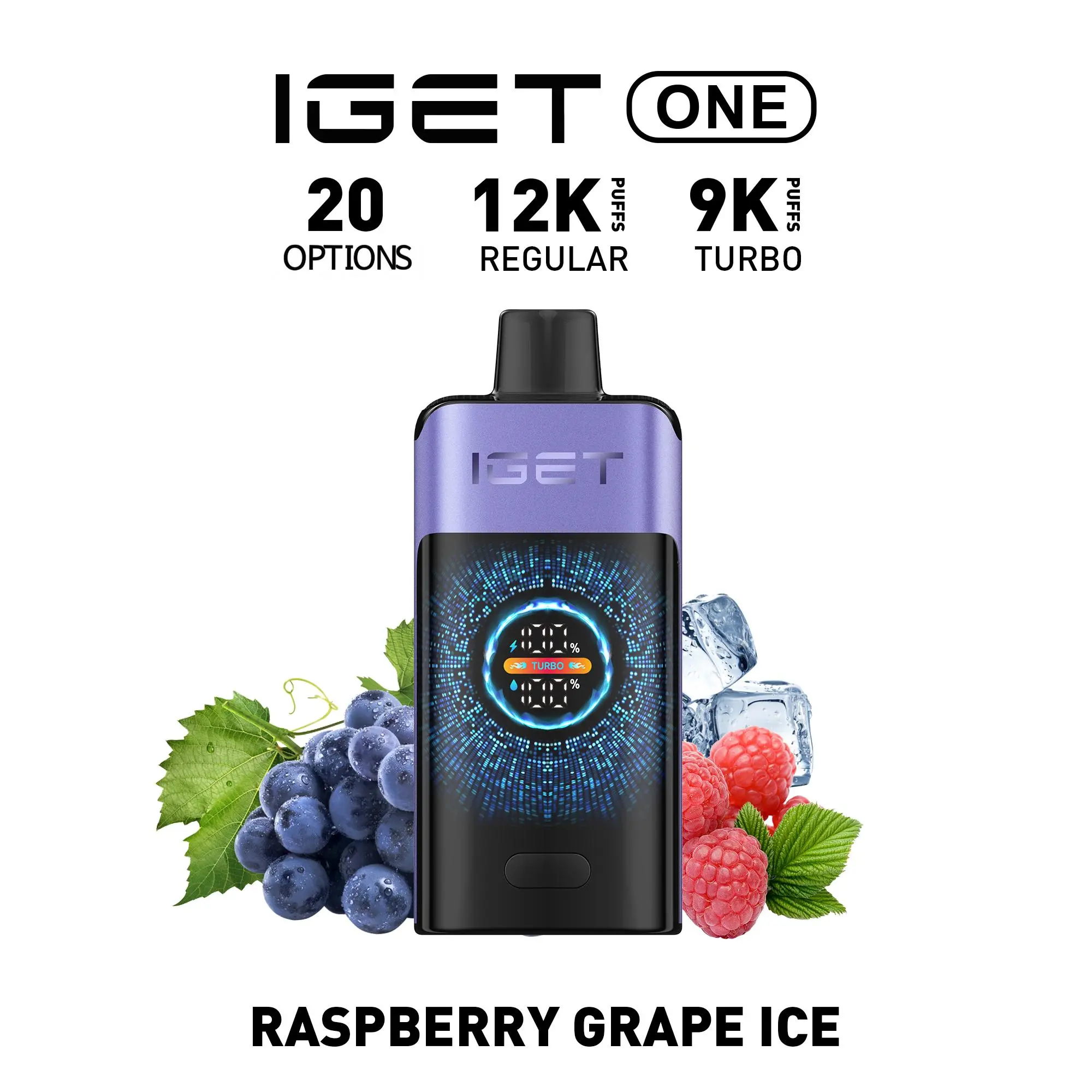 IGET ONE Vape 12000 PUFFS Grape - Image 7